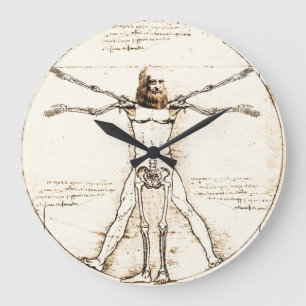 Relógio Grande Pulso de disparo de Leonardo da Vinci Vitruvian