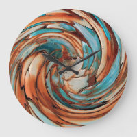 Pulso de disparo de parede azul da arte abstracta