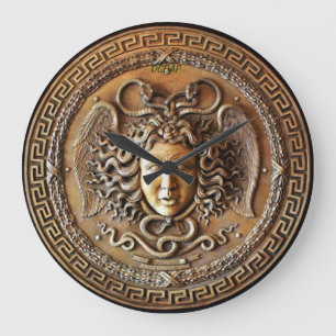 Relógio Grande Pulso de disparo de parede do Medusa