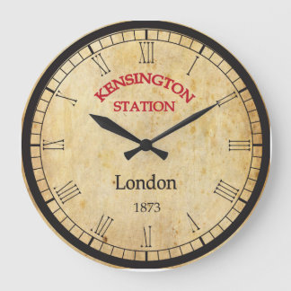 Relógio Grande Pulso de disparo de parede do vintage