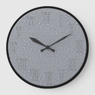 Relógio Grande Pulso de disparo de parede galvanizado grande