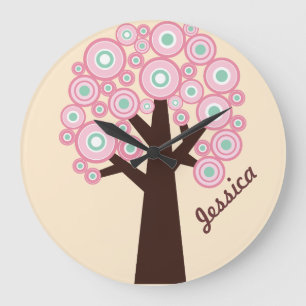 Relógio Grande Pulso de disparo de parede personalizado - design