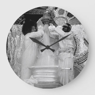 Relógio Grande Pulso de disparo de parede redondo de Sathya Sai