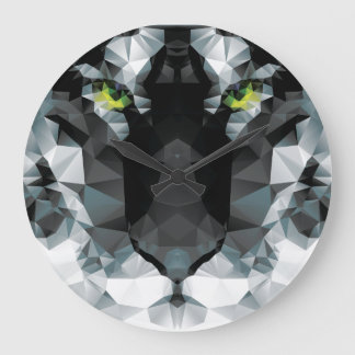 Relógio Grande Pulso de disparo de parede redondo do tigre