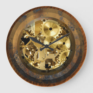 Relógio Grande Pulso de disparo de Steampunk 1B2