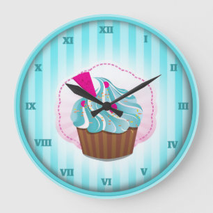 Relógio Grande Pulso de disparo do cupcake