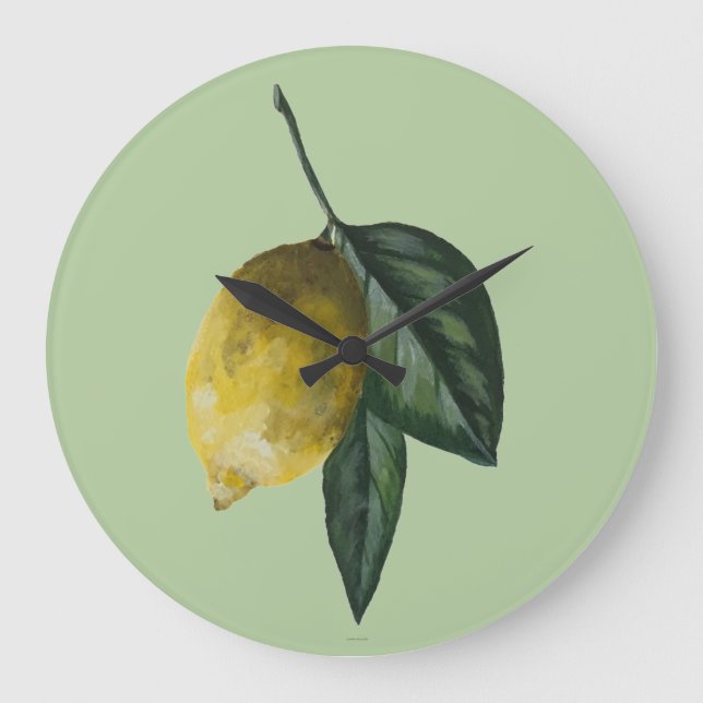 Relógio Grande Pulso de disparo do limão (Frente)