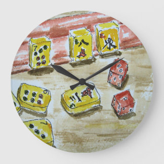 Relógio Grande Pulso de disparo do Mah Jongg