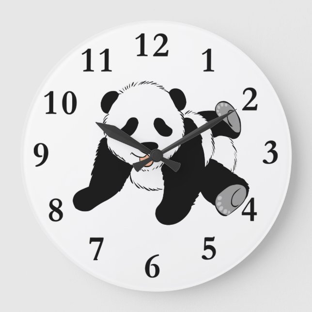 RELÓGIO GRANDE PULSO DE DISPARO DO URSO DE PANDA (Frente)