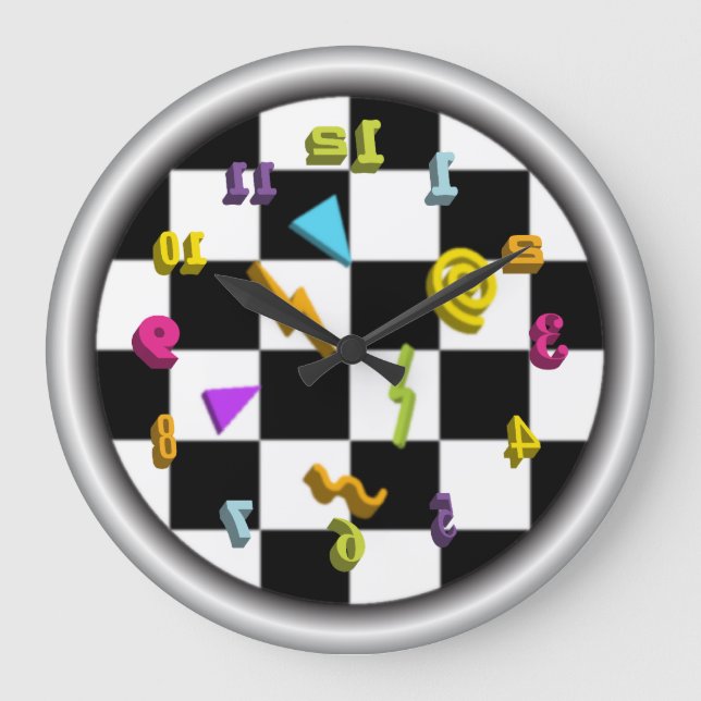 Relógio Grande Pulso de disparo inverso (Frente)