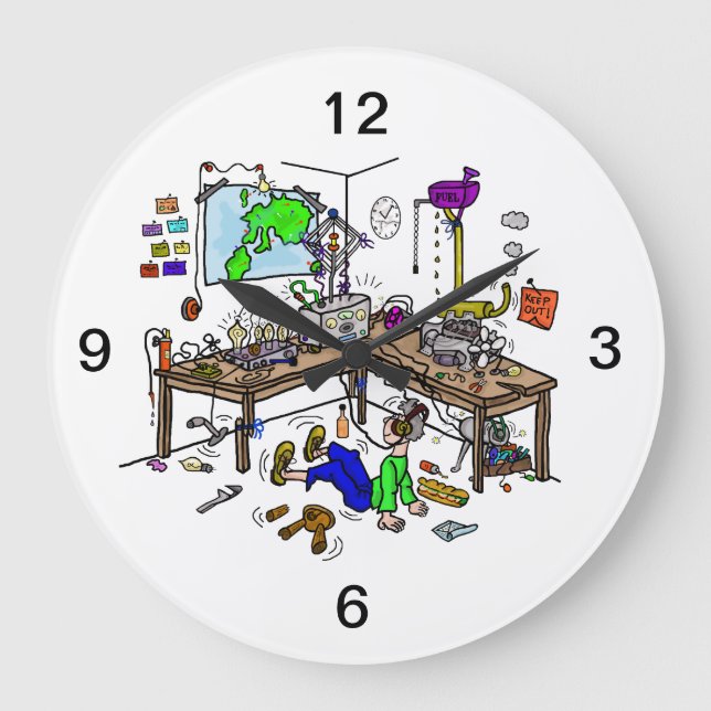 Relógio Grande Pulso de disparo louco de Radio Shack do presunto (Frente)