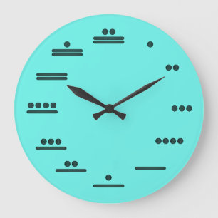 Relógio Grande Pulso de disparo maia do Analog do número