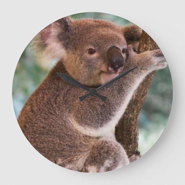 Relógio Grande Pulso de disparo redondo - personalizado (Frente)