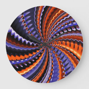 Relógio Grande Pulsos de disparo de parede da arte abstracta 95 &
