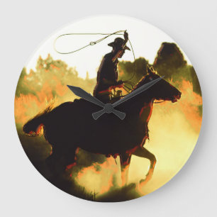 Relógio Grande Pulsos de disparo de parede do vaqueiro 1 & opçõ