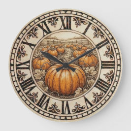 Relógio Grande Pumpkin - Wall Clock