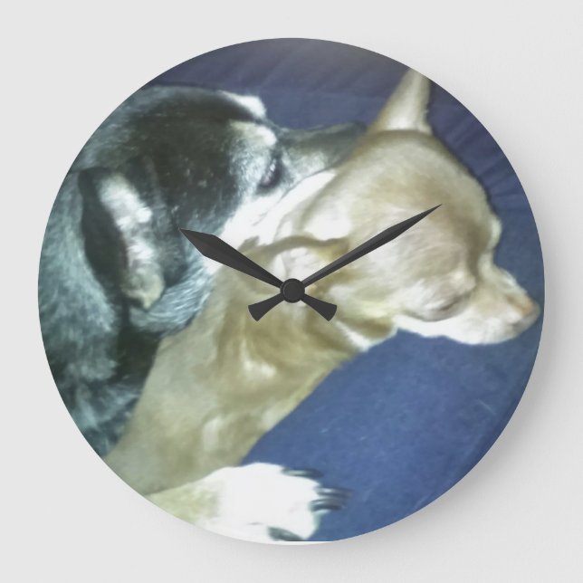 Relógio Grande Puppy Love Wall Clock (Frente)