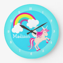 Quarto de Meninas Personalizadas do Unicorn Rainbo