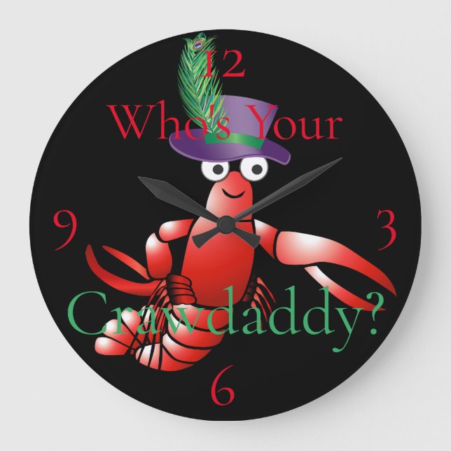 Relógio Grande Quem é o seu Crawdaddy? Thunder_Cove (Frente)