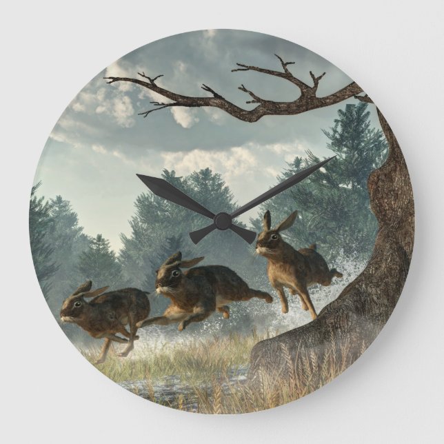 Relógio Grande Raça do coelho (Frente)