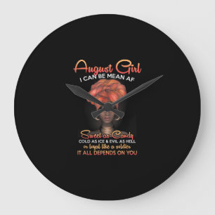 Relógio Grande Rainhas São Nasceres Em Agosto De Mulheres Negras 