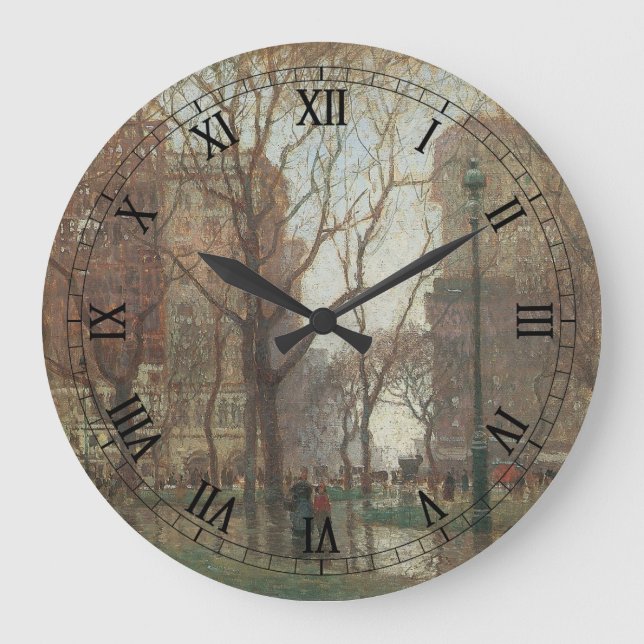 Relógio Grande Rainy Day, Madison Square, Nova York, Paul Cornoye (Frente)