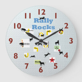 Relógio Grande Rally Dog Clock
