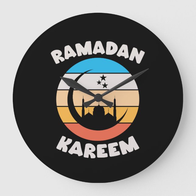 Relógio Grande ramadan kareem (Frente)