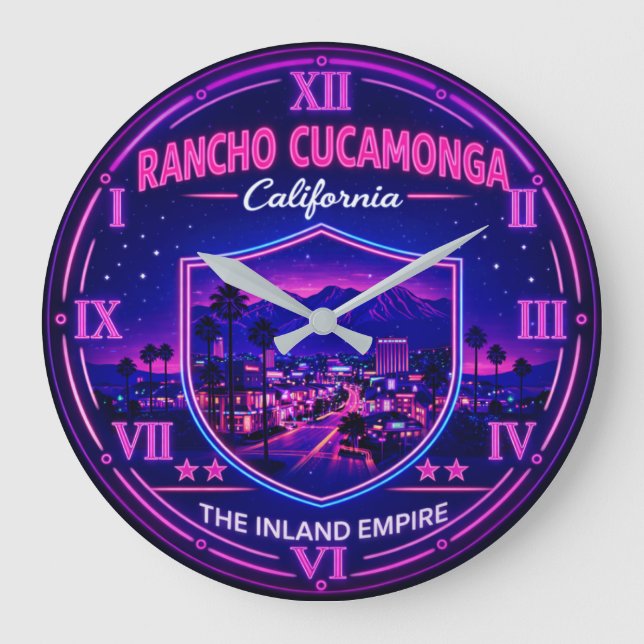 Relógio Grande Rancho Cucamonga California  (Frente)