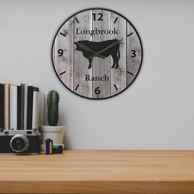 Relógio Grande Ranhura de fazenda ou Nome Estável 5 Barnwood Pers (Criador carregado)