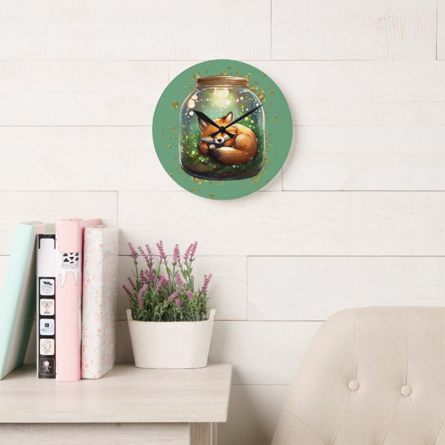 Relógio Grande Raposa Adormecida (Sala de leitura)