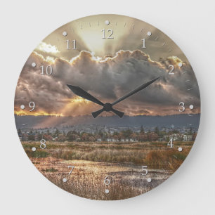 Relógio Grande Rays no Sunset