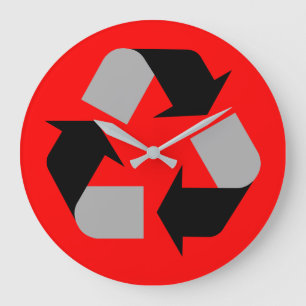 Relógio Grande Reciclar