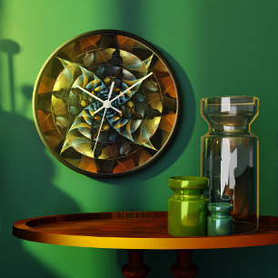 Relógio Grande Redonda de Abstrato de pinrodas