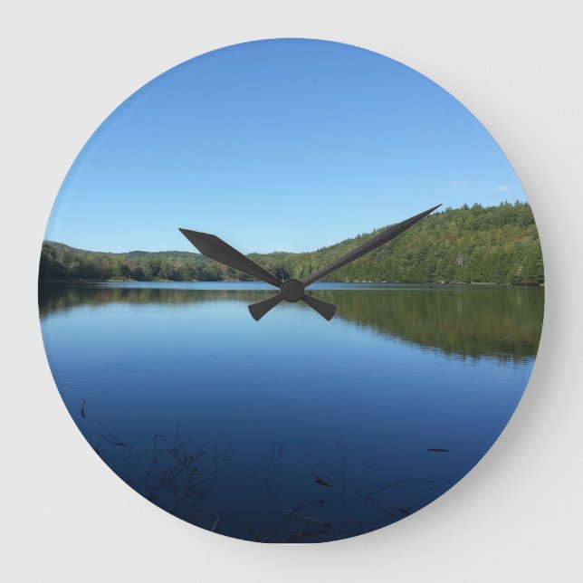 Relógio Grande Reflexão De Pond (Frente)