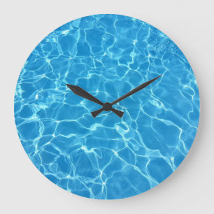 Relógio Grande Reflexões De Água De Bolha Textura De Grande Rel
