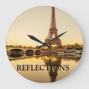 Relógio Grande Reflexões Eiffel