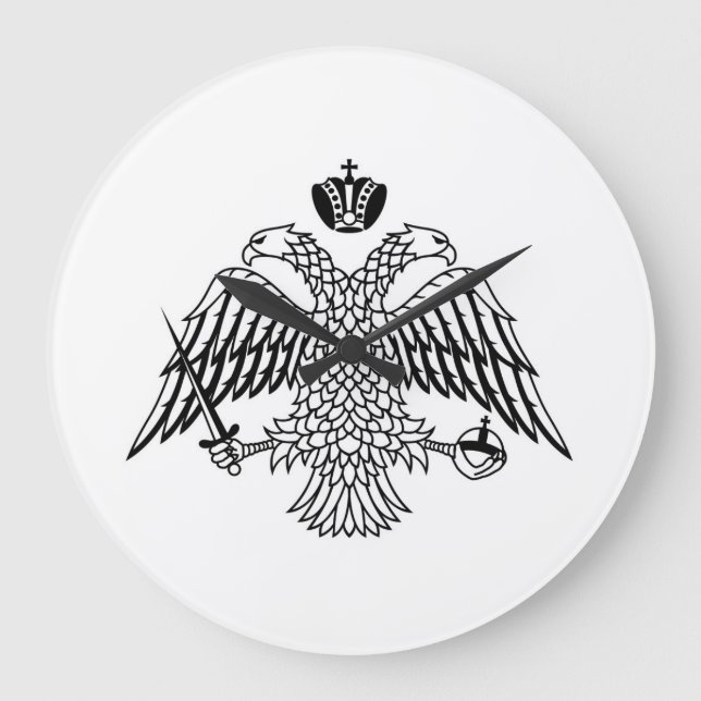 Relógio Grande Religião do Monte Athos, bandeira ortodoxa grega (Frente)