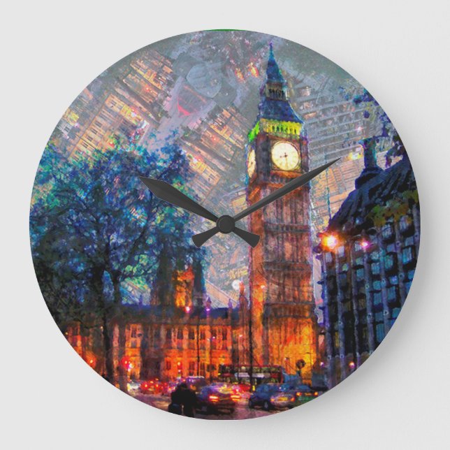 Relógio Grande Relógios de Cozinha -Big Ben Londres (Frente)