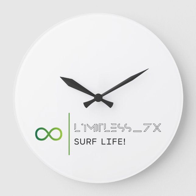 Relógio Grande Reloj de pared (Frente)