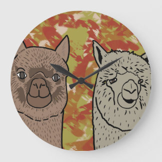 Relógio Grande Reloj de pared con diseño Llamas