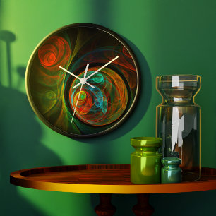 Relógio Grande Renovar Abstrato Art