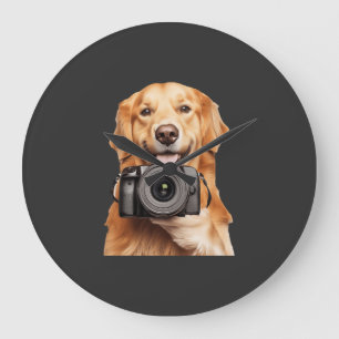 Relógio Grande Retriever Dourado