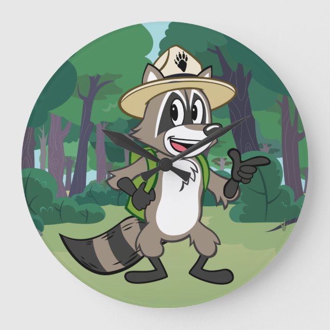 Relógio Grande Rick Ranger | Ponteiro de Rick de perigo (Frente)