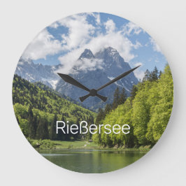 Relógio Grande Riessersee Alps Garmisch Partenkirchen Bavaria