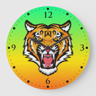 Relógio Grande Roaring Tiger Head-25818