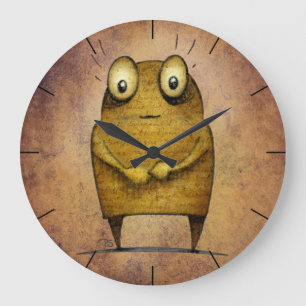 Relógio Grande Robô engraçado bonito Droid