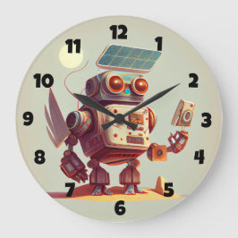 Relógio Grande Robot Large Clock