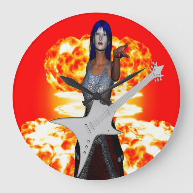 Relógio Grande Rock and Roll (Frente)