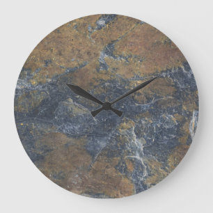Relógio Grande Rock Stone Texture Large Clock